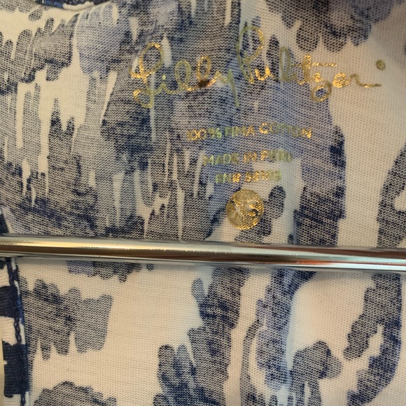 Lilly Pulitzer Hampton Dress Resort Navy Beach XS - Picture 10 of 13